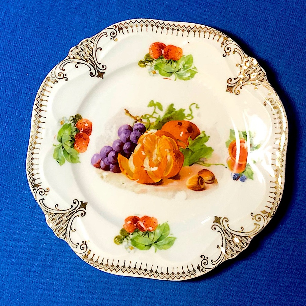 Antique Bavaria Porcelain Dessert Plate